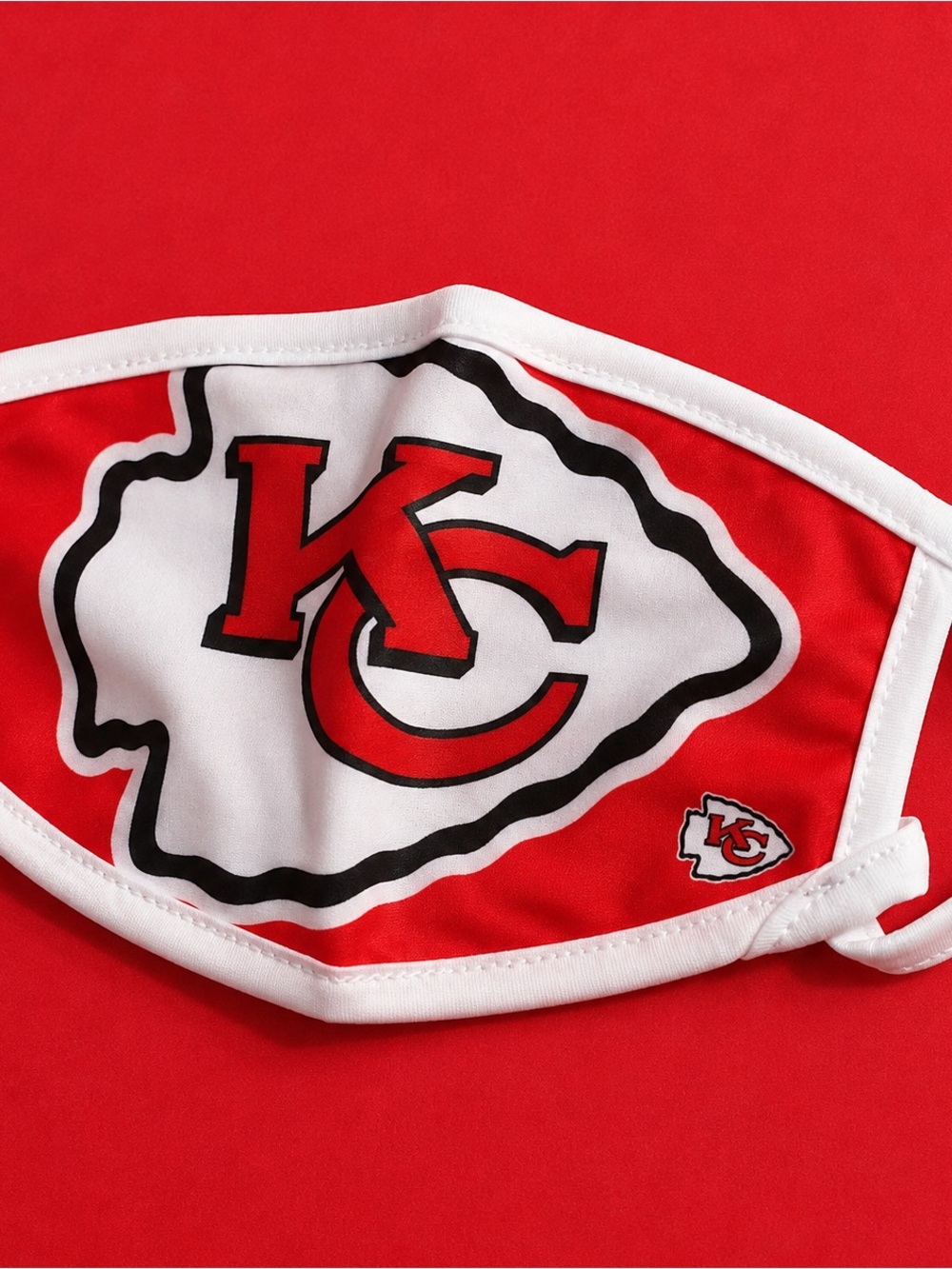 Kansas City Chiefs Face Mask - Red, Yellow, White